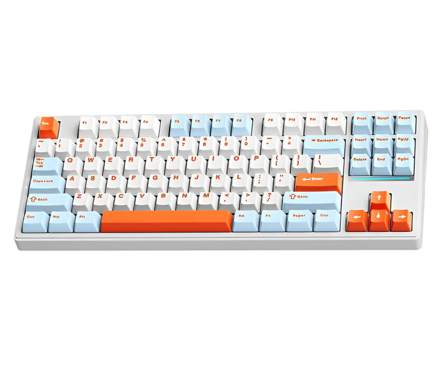 MCHOSE MC-K87-5 Icy Creamsicle Switch Pomarańczowo-niebieski
