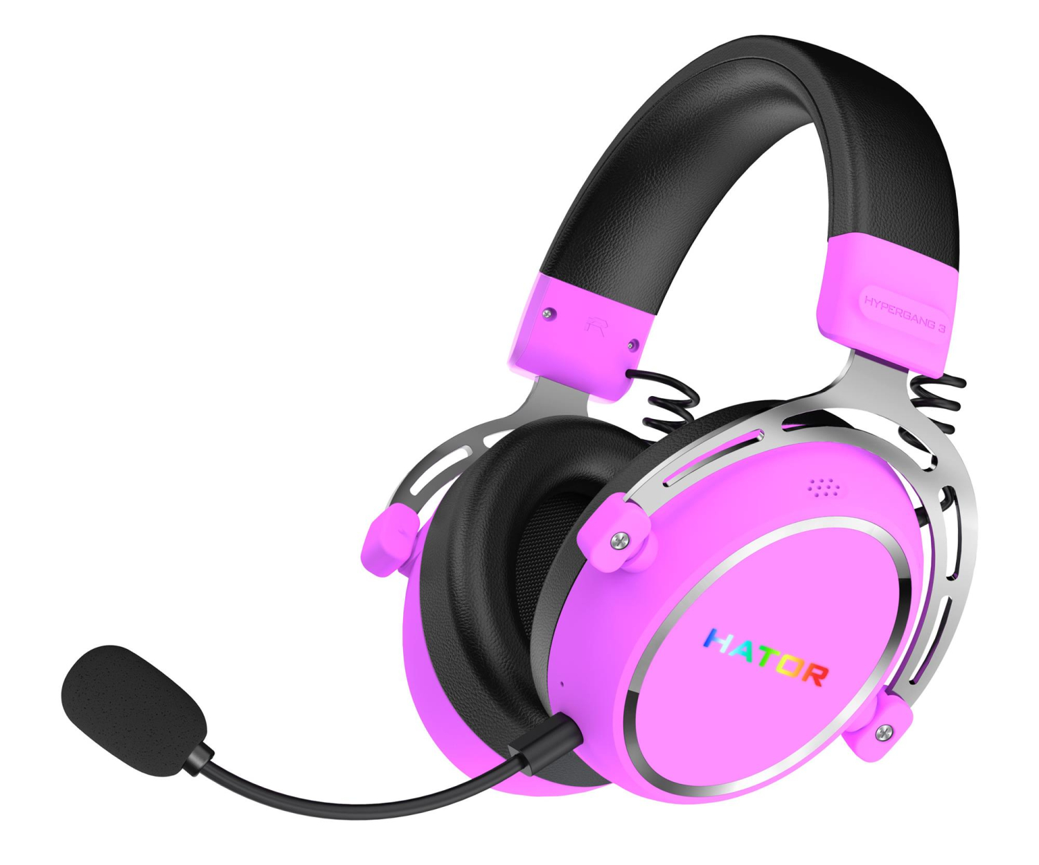 Hator Hypergang 3 Wireless ESH52 ANC Nauszne Fioletowy