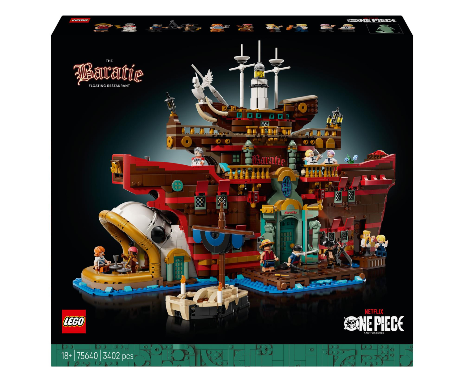 LEGO One Piece 75640 Pływająca restauracja Baratie - odbiór za 0 zł we wszystkich salonach x-kom i Neonet