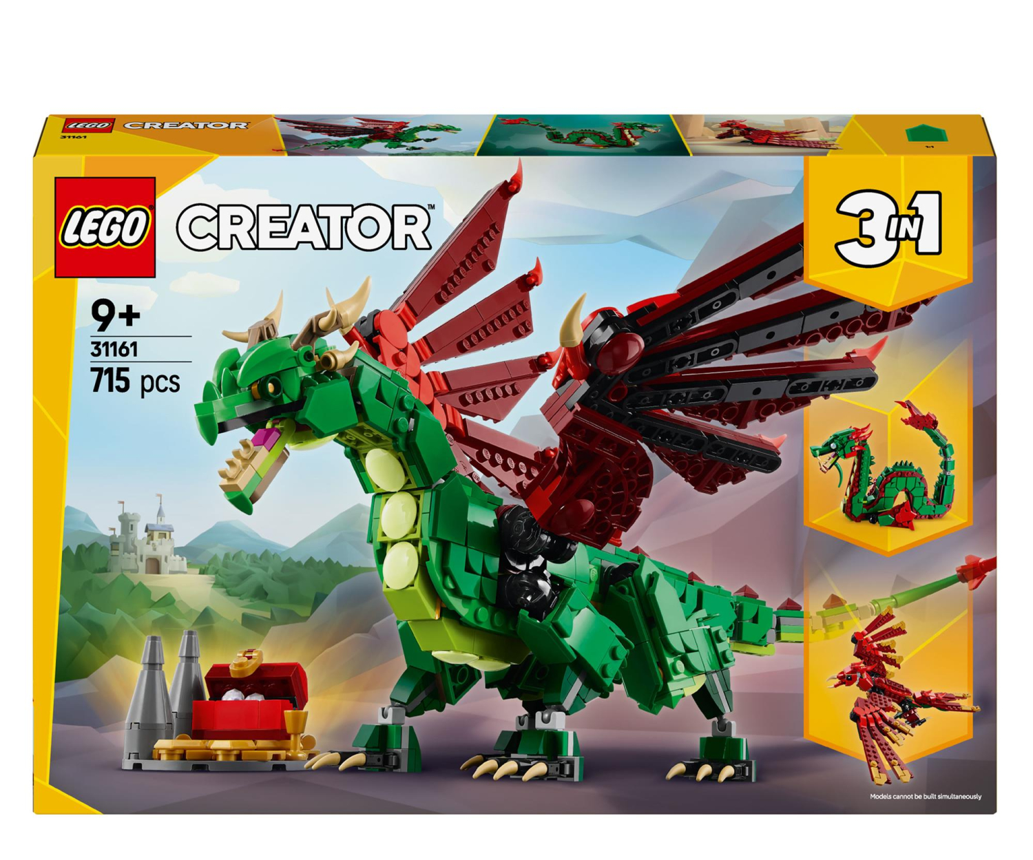 LEGO Creator 3 w 1 31161 Średniowieczny smok - odbiór za 0 zł we wszystkich salonach x-kom i Neonet