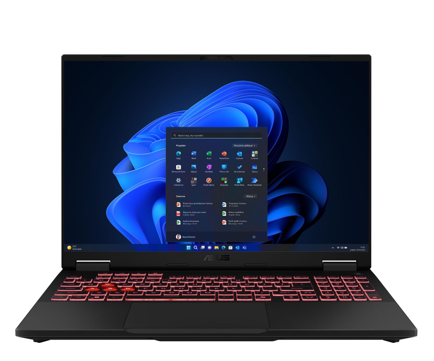 ASUS TUF Gaming A16 FA608UMI-R7165W 16'' 144Hz Ryzen 7 260 16GB RAM 512GB Dysk SSD RTX5060 DLSS4 Win11 Szary Funkcje AI