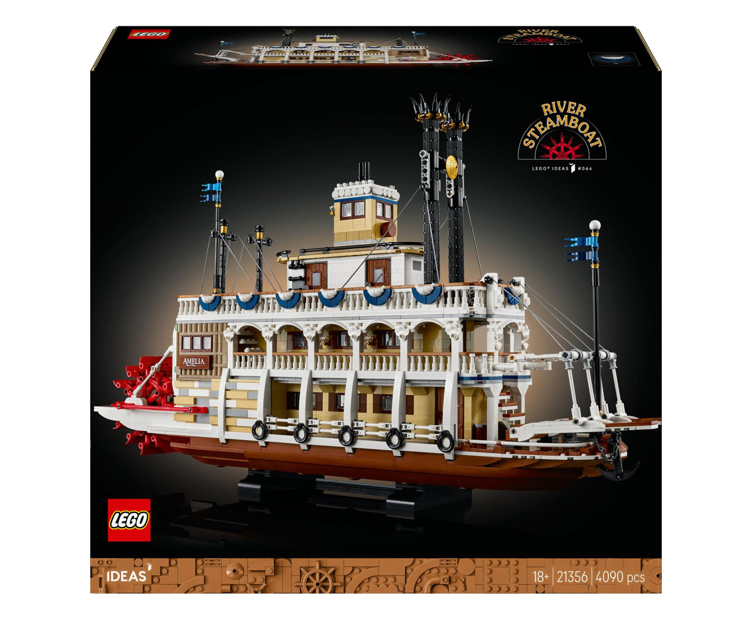 LEGO Ideas 21356 Parowiec rzeczny - odbiór za 0 zł we wszystkich salonach x-kom i Neonet