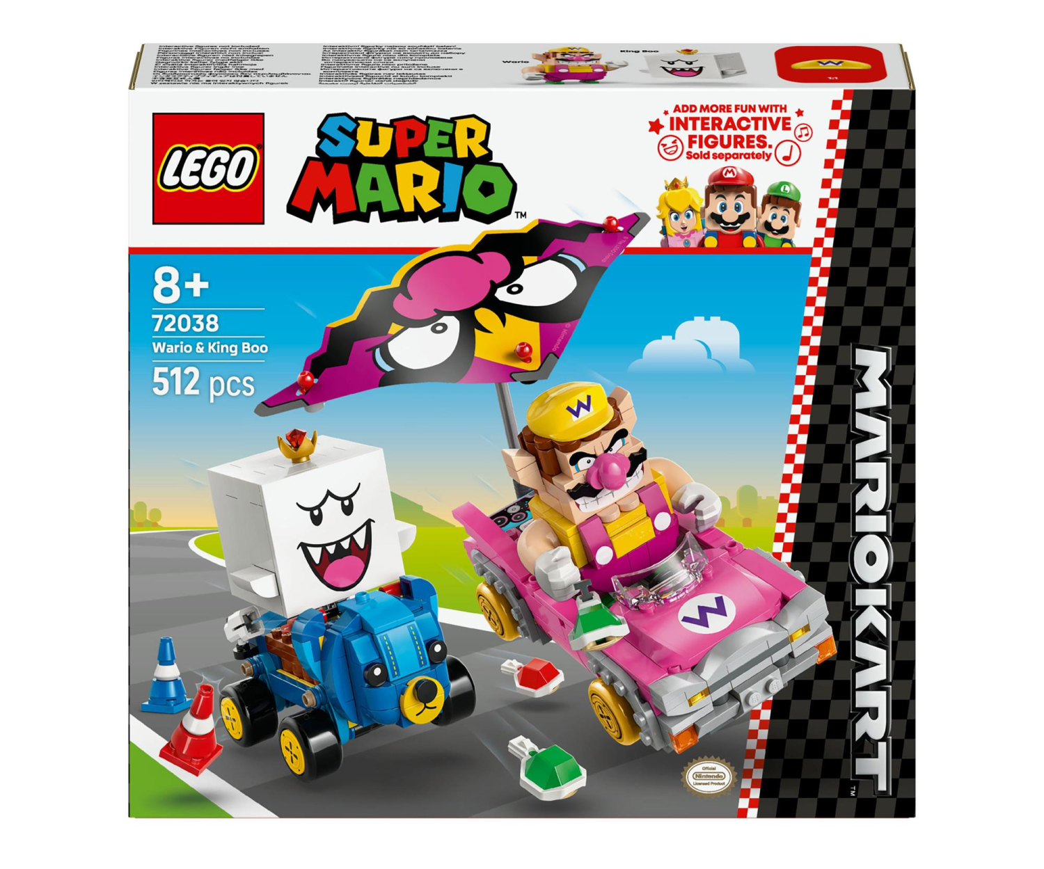 LEGO Super Mario 72038 Mario Kart™ — Wario i King Boo - odbiór za 0 zł we wszystkich salonach x-kom i Neonet