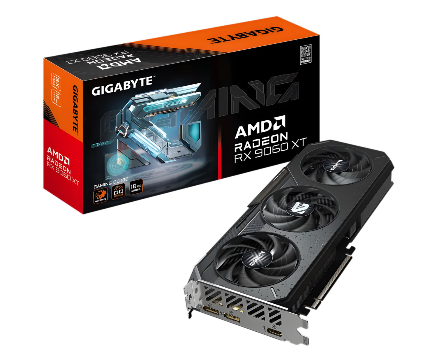 Gigabyte Radeon RX 9060 XT Gaming OC 16GB GDDR6