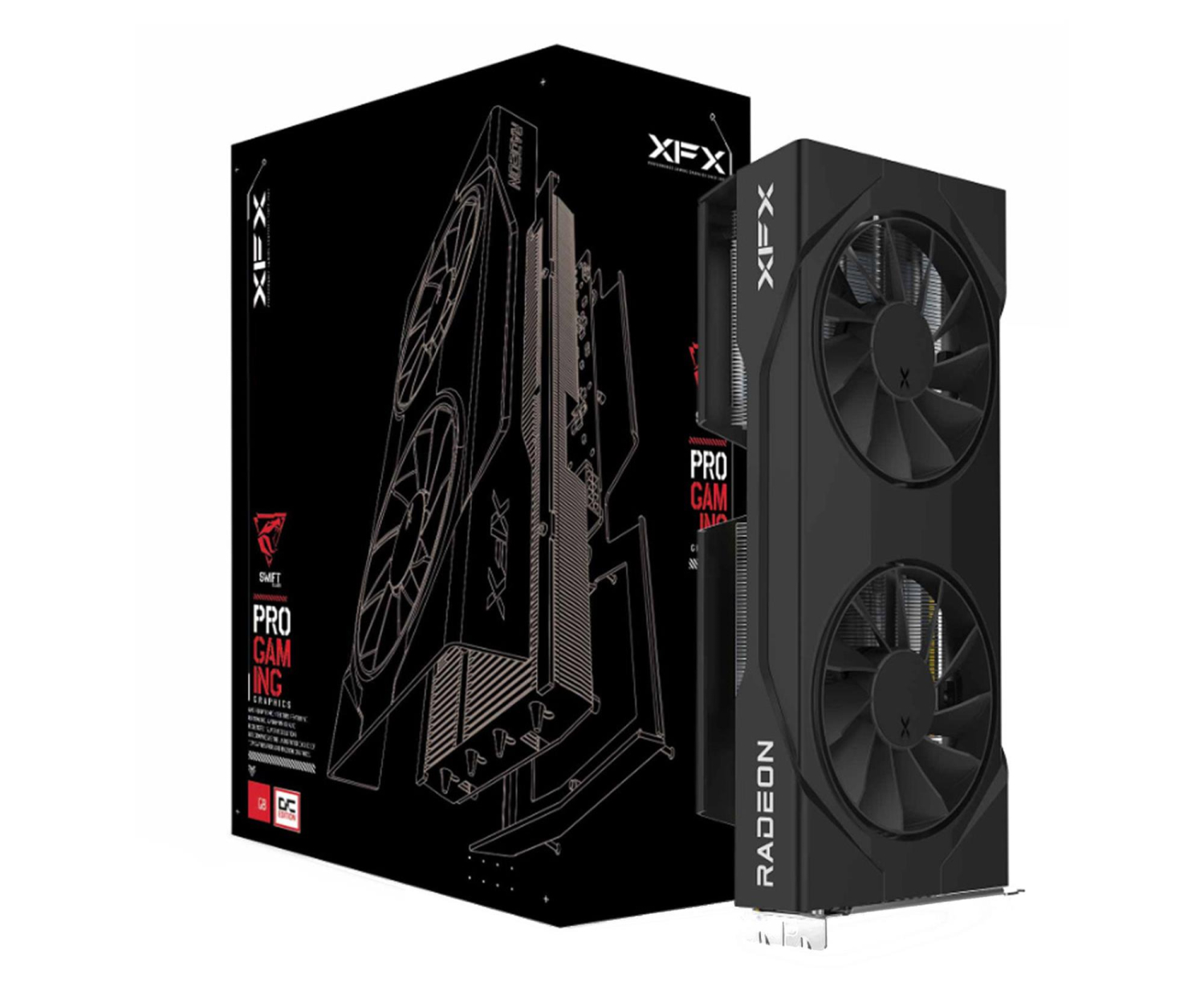 XFX Radeon RX 9060 XT Swift Gaming OC 16GB GDDR6