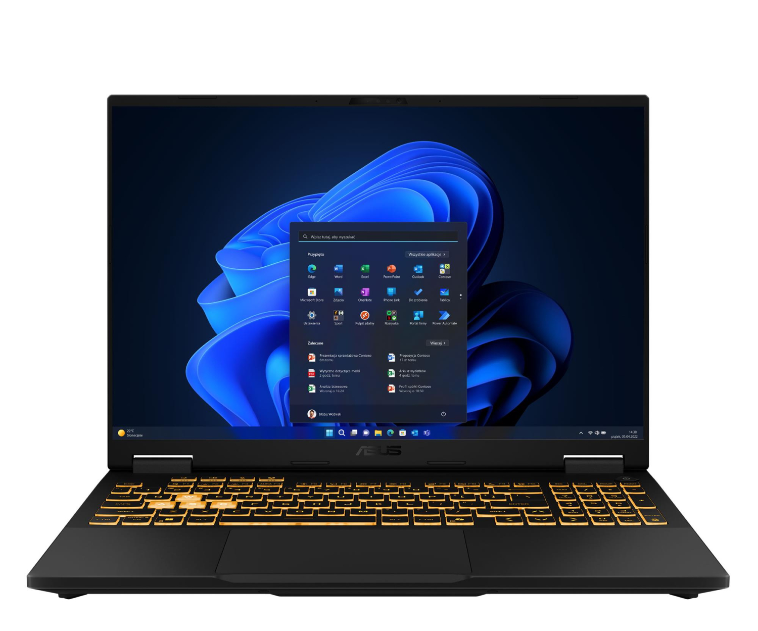 ASUS TUF Gaming F16 i5-14450HX/16GB/512+512/Win11 RTX5050 165Hz