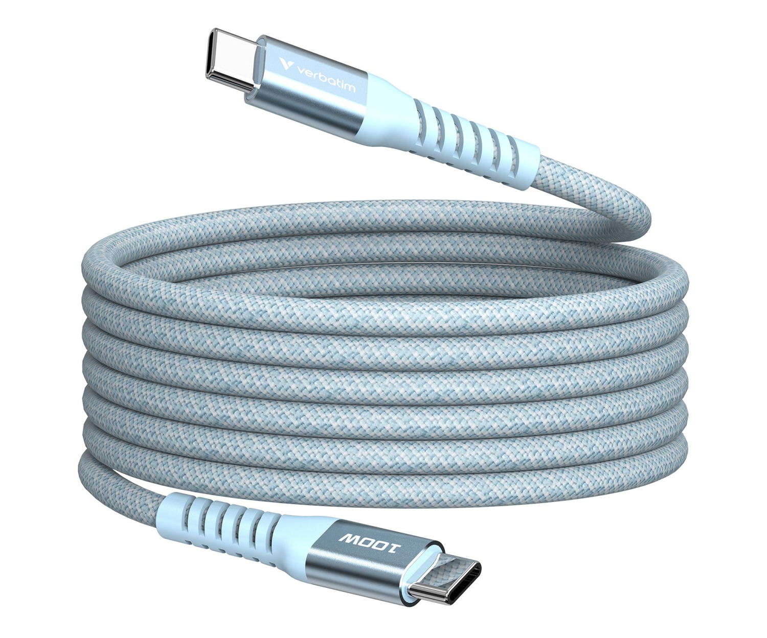 Verbatim Sync & Charge USB C to USB C 100W Magnetic 120 cm - Blue