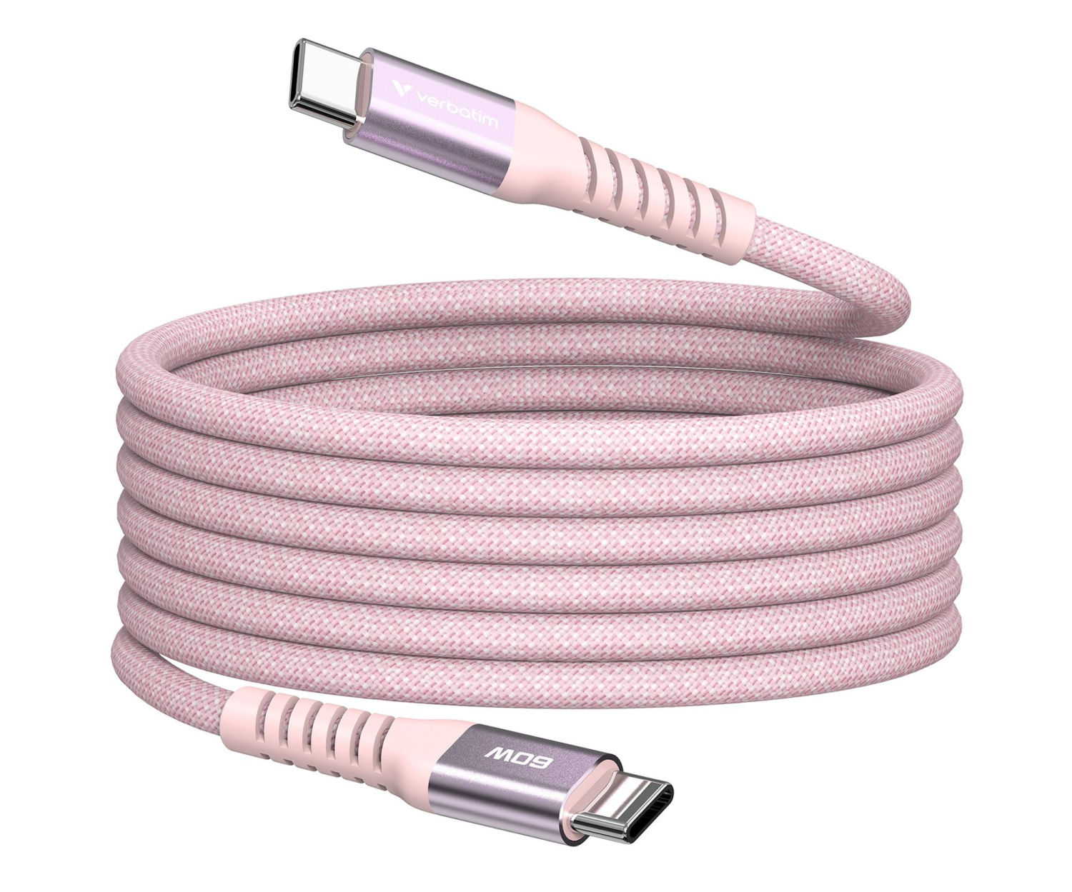 Verbatim Sync & Charge USB-C to USB-C 60W Magnetic 120 cm - Pink