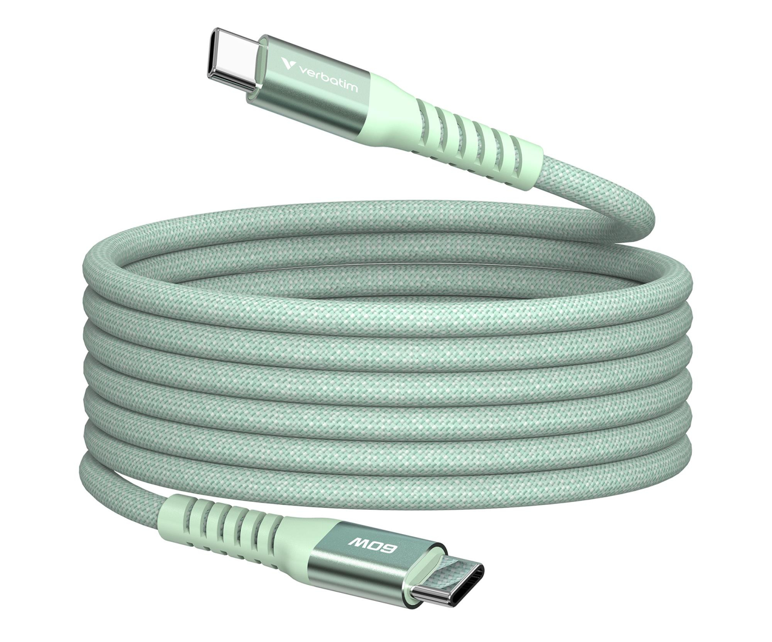 Verbatim Sync & Charge USB-C to USB-C 60W Magnetic 120 cm - Green
