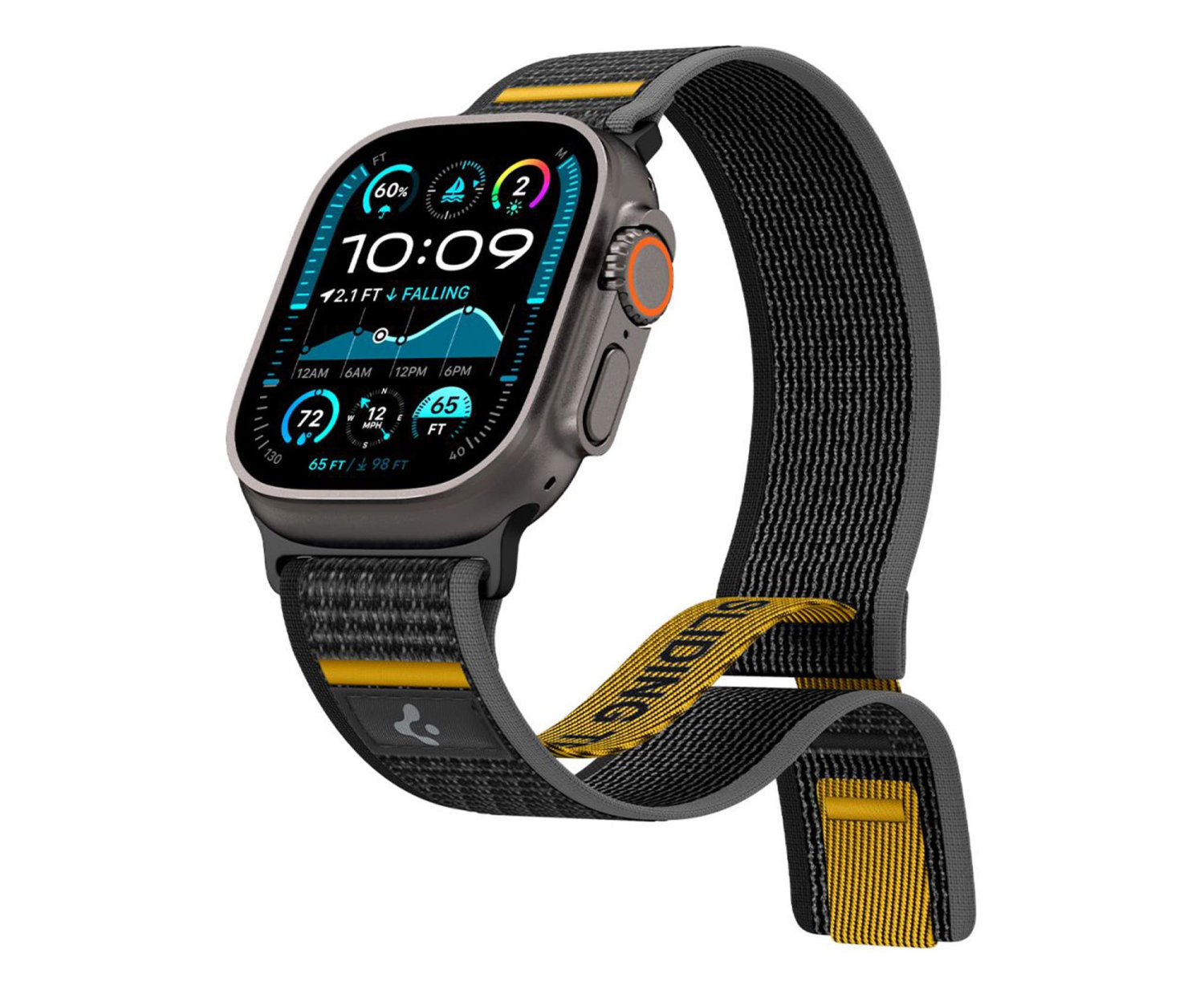 Spigen Athlex Air Apple Watch (44 / 45 / 46 / 49 Mm) Active Black