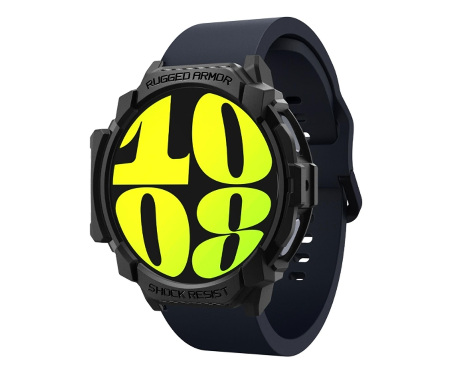 Spigen Rugged Armor Samsung Galaxy Watch 7 (44 Mm) Matte Black