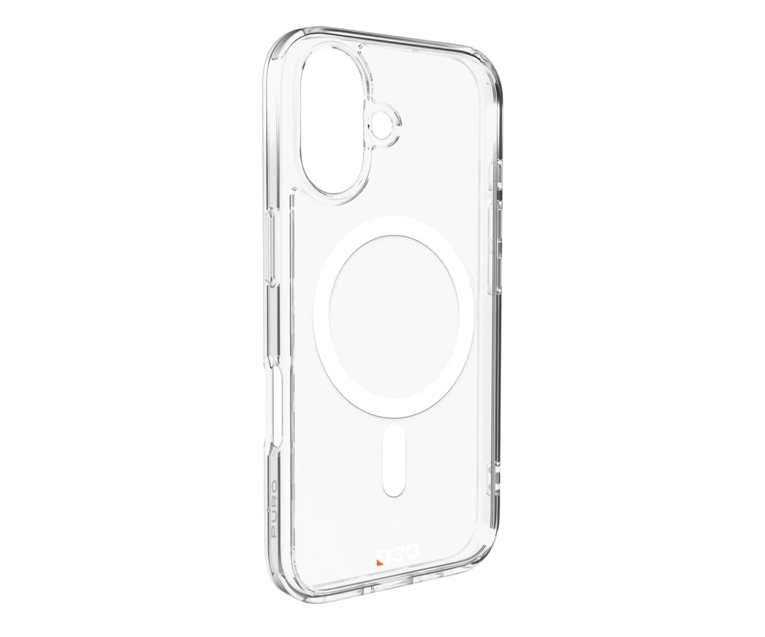 Puro Impact Clear D3O MagSafe do iPhone 16 Plus - przezroczyste
