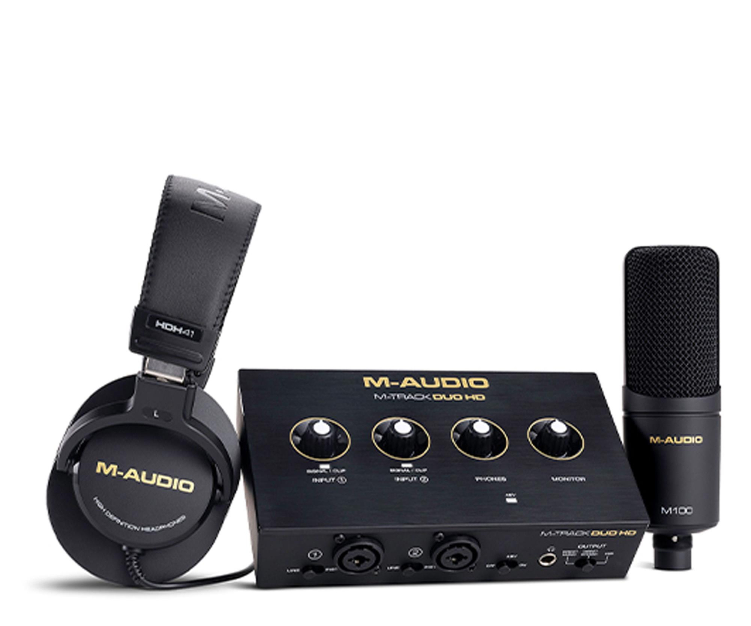 M-Audio M-Track DUO HD PACK- Zestaw produkcyjny