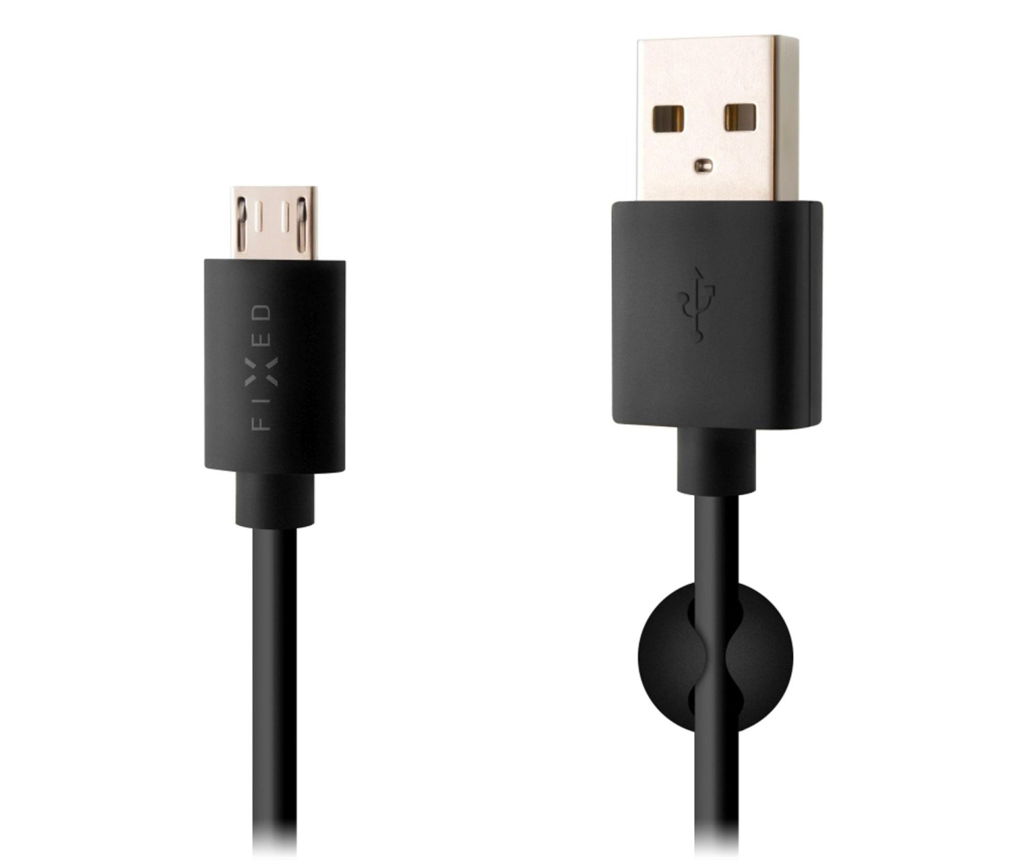 FIXED Kabel USB-A/micro-USB 1m czarny