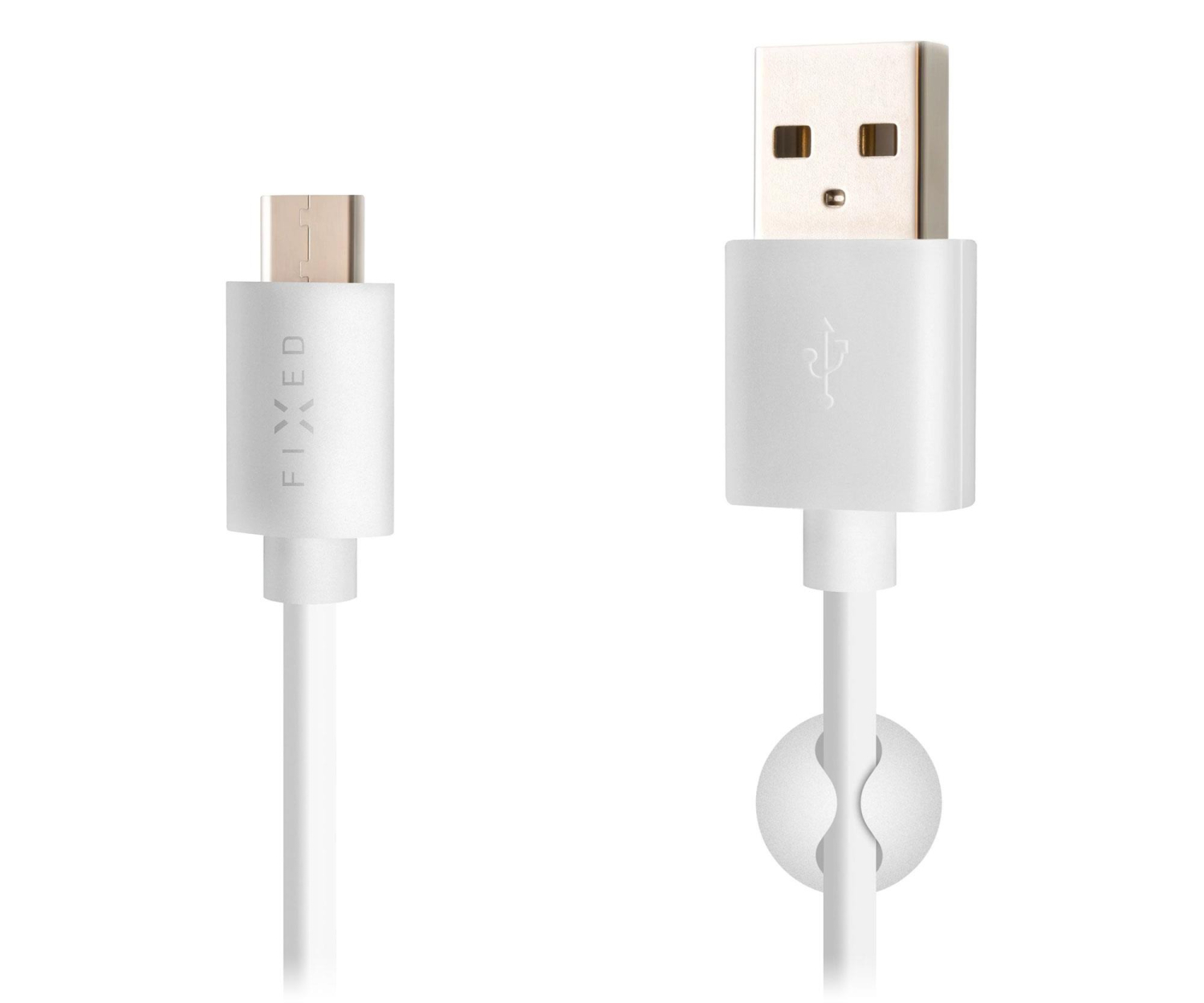 FIXED Kabel USB/USB-C 2m biały