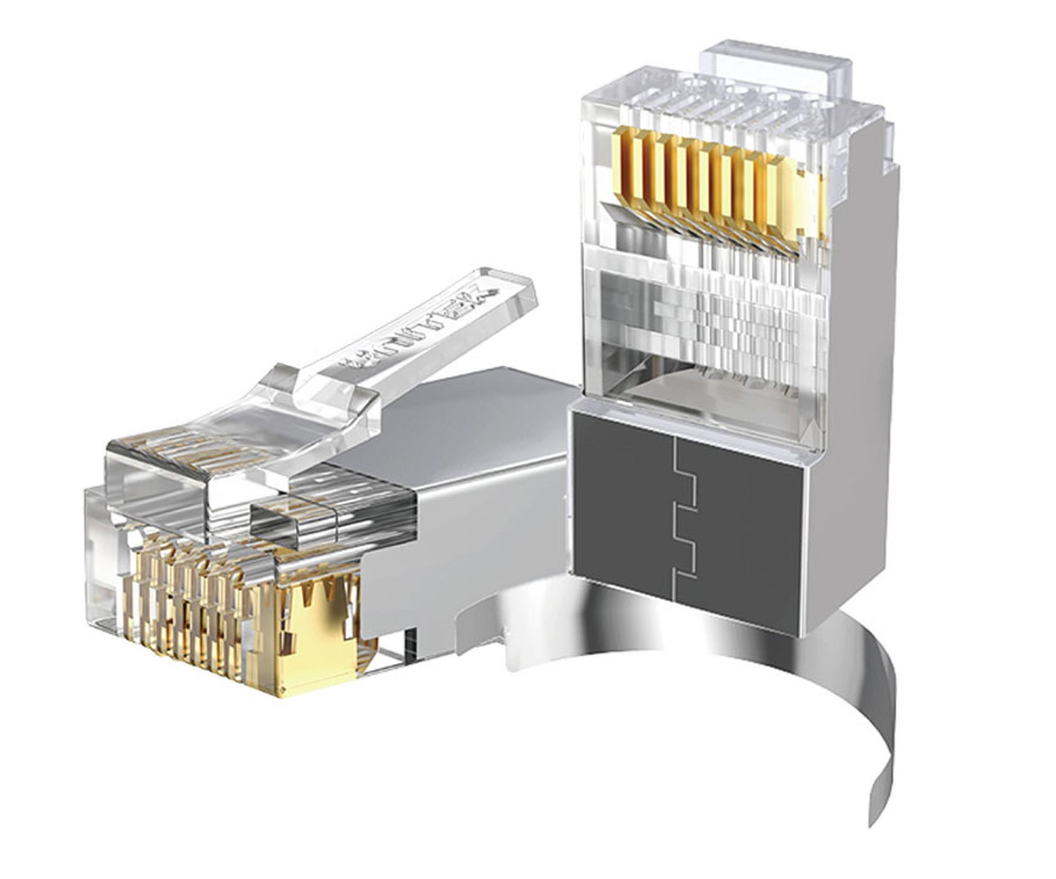 Unitek Wtyk modularny Pass-Through RJ45 Cat. 7, 50szt.