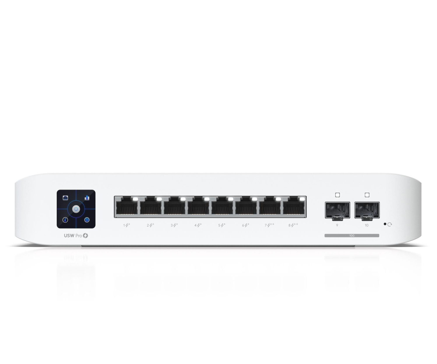 Switch Ubiquiti UniFi Pro 8 PoE 10p PoE ( PoE+: 6; PoE++: 2;) Managed Gigabit/10G (USW-Pro-8-PoE-EU)