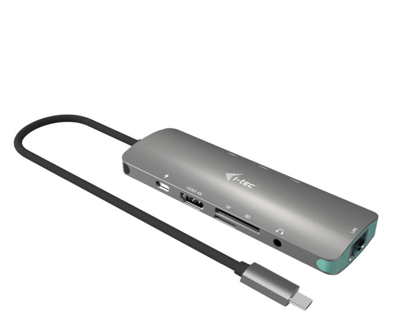 i-tec USB-C Metal Nano Dock 1x HDMI 4K LAN  PD 100W + Charger 100W