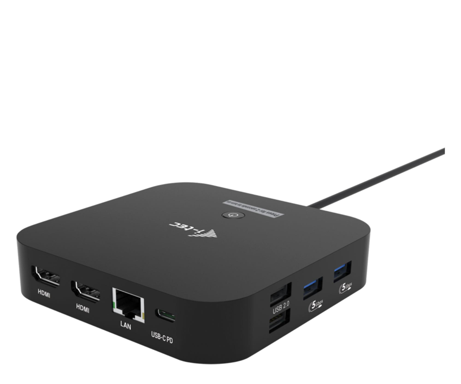 i-tec USB-C Dual HDMI Dock Power Delivery 100W
