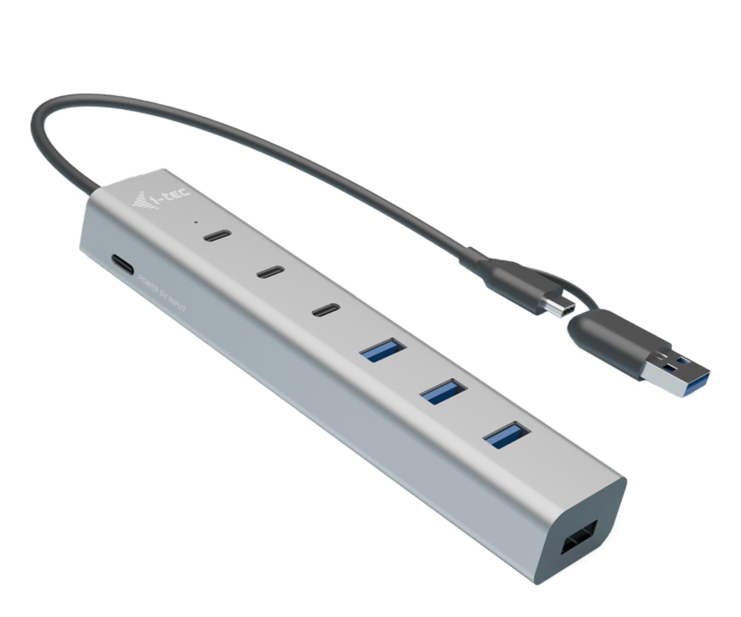 i-tec Hub USB-C/USB-A Charging Metal HUB 7 ports