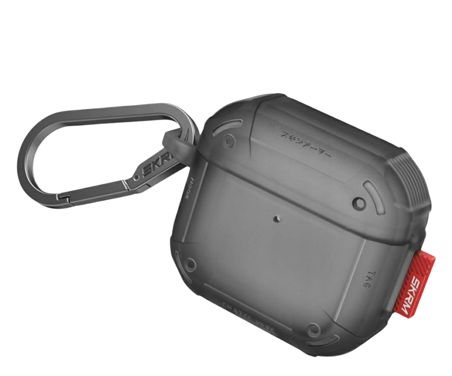 Skinarma Etui Mecha CE do AirPods 4 smoke