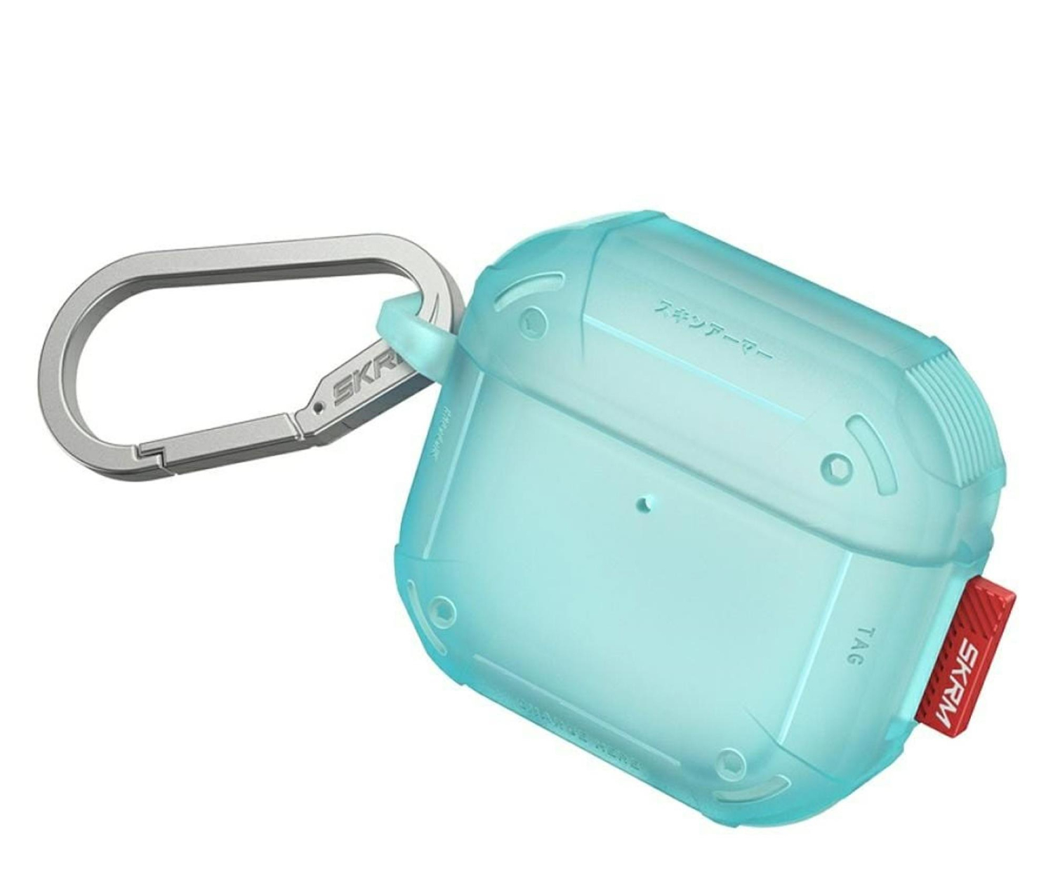 Skinarma Etui Mecha CE do AirPods 4 turkusowy