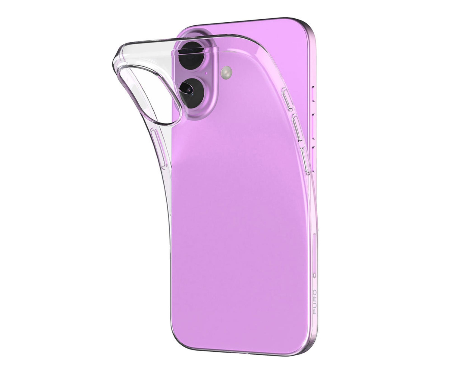 Puro 03 Nude do iPhone 16 Plus - przezroczyste