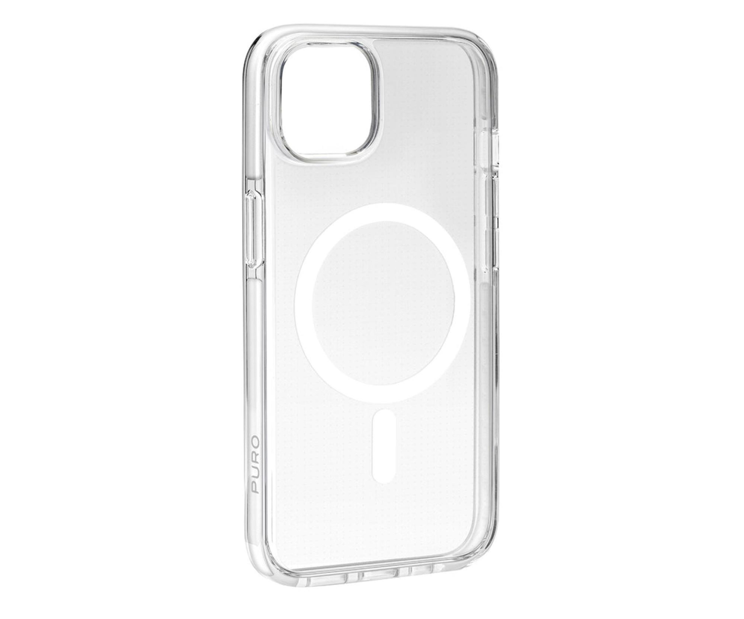 Puro Lite Mag Pro MagSafe do iPhone 15 - przezroczyste