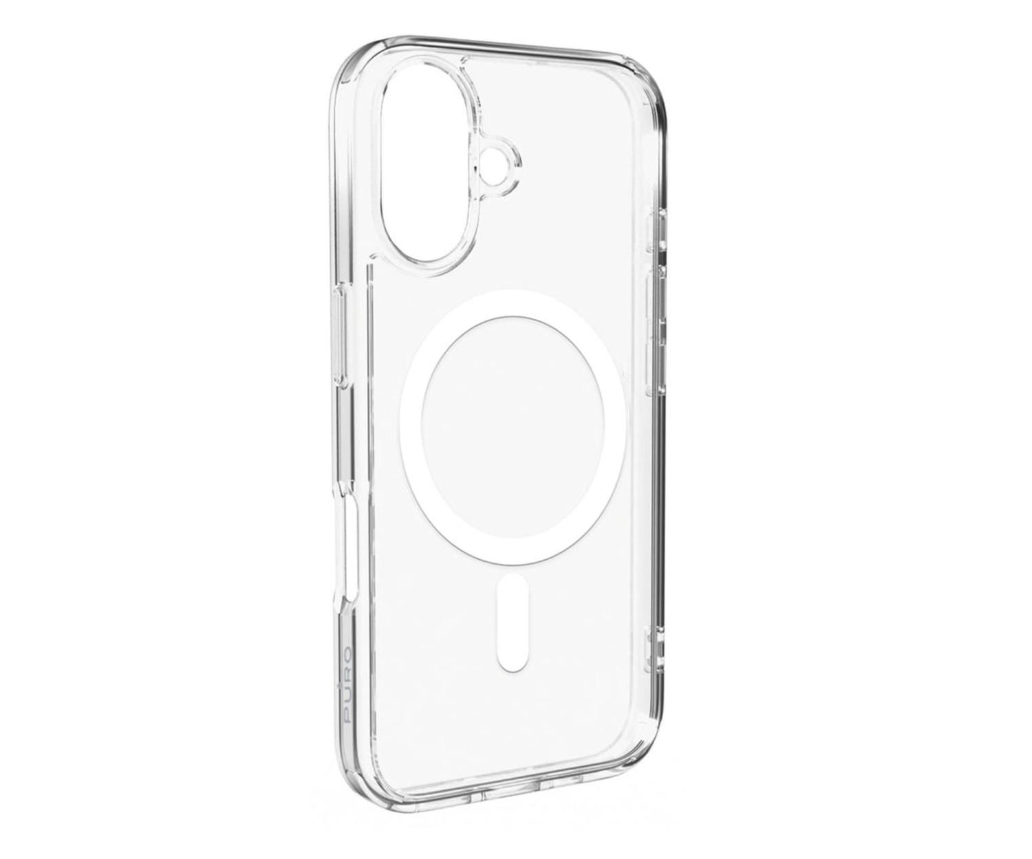 Puro Lite Mag MagSafe do iPhone 16 - przezroczyste