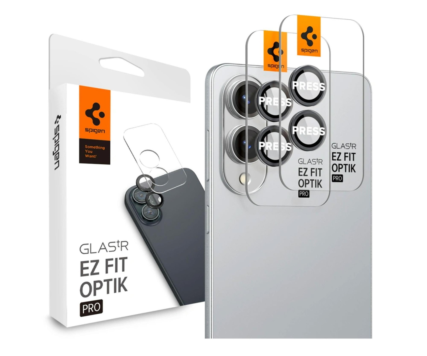 Spigen Optik Pro Glas.Tr ”Ez Fit” 2-Pack do Galaxy S25 Edge