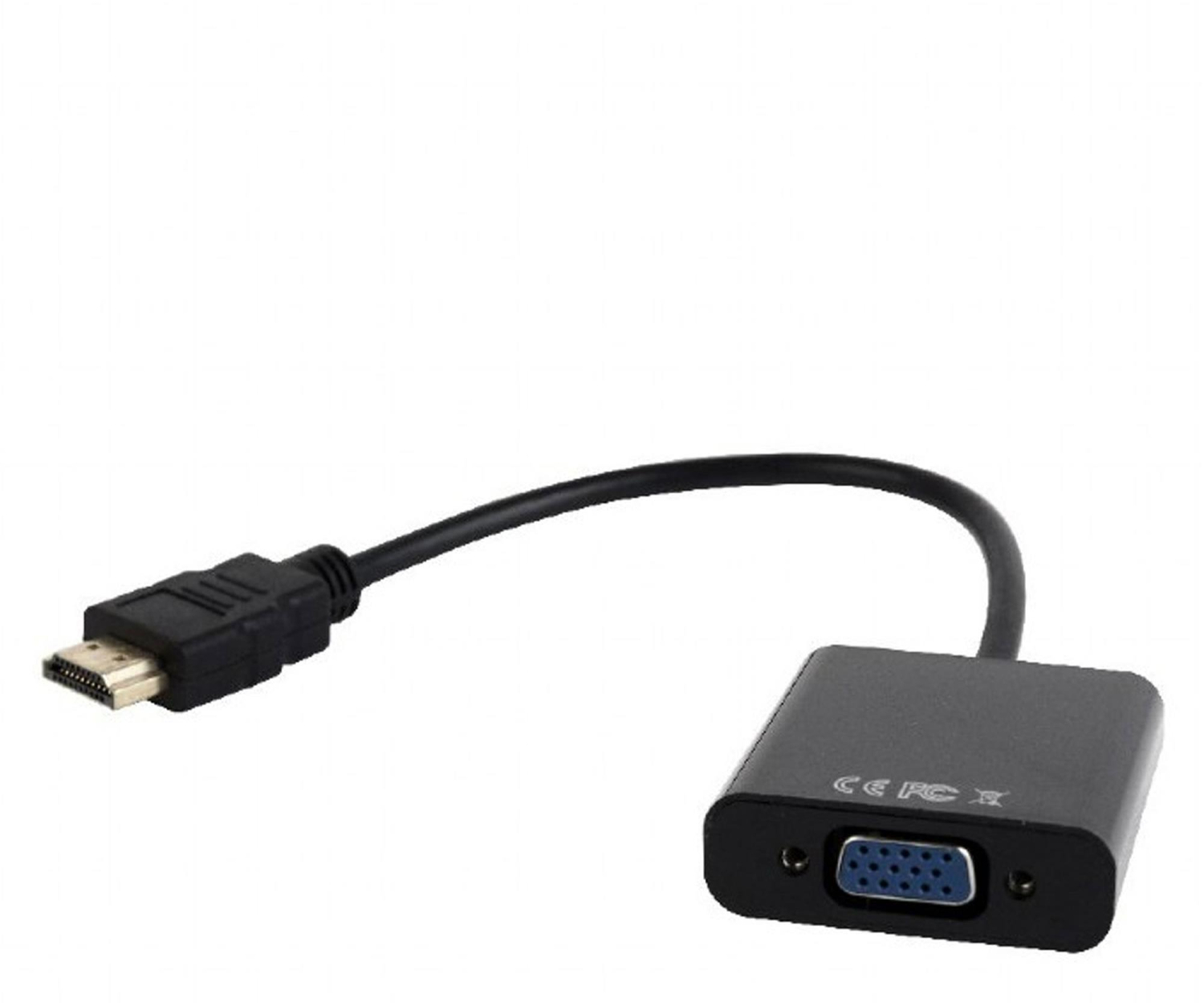 Adapter Gembird HDMI - VGA + audio M-F