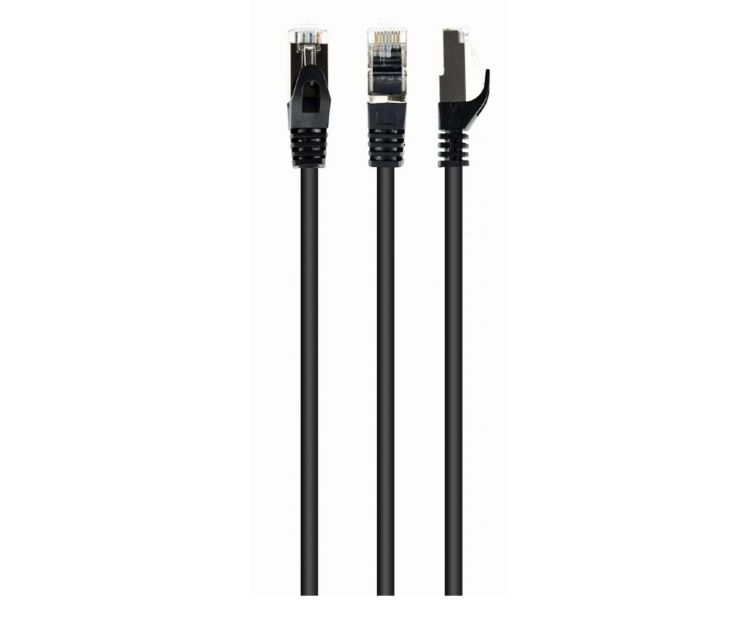 Gembird Patch cord kat.6A, SFTP, LSZH, 0.25m czarny
