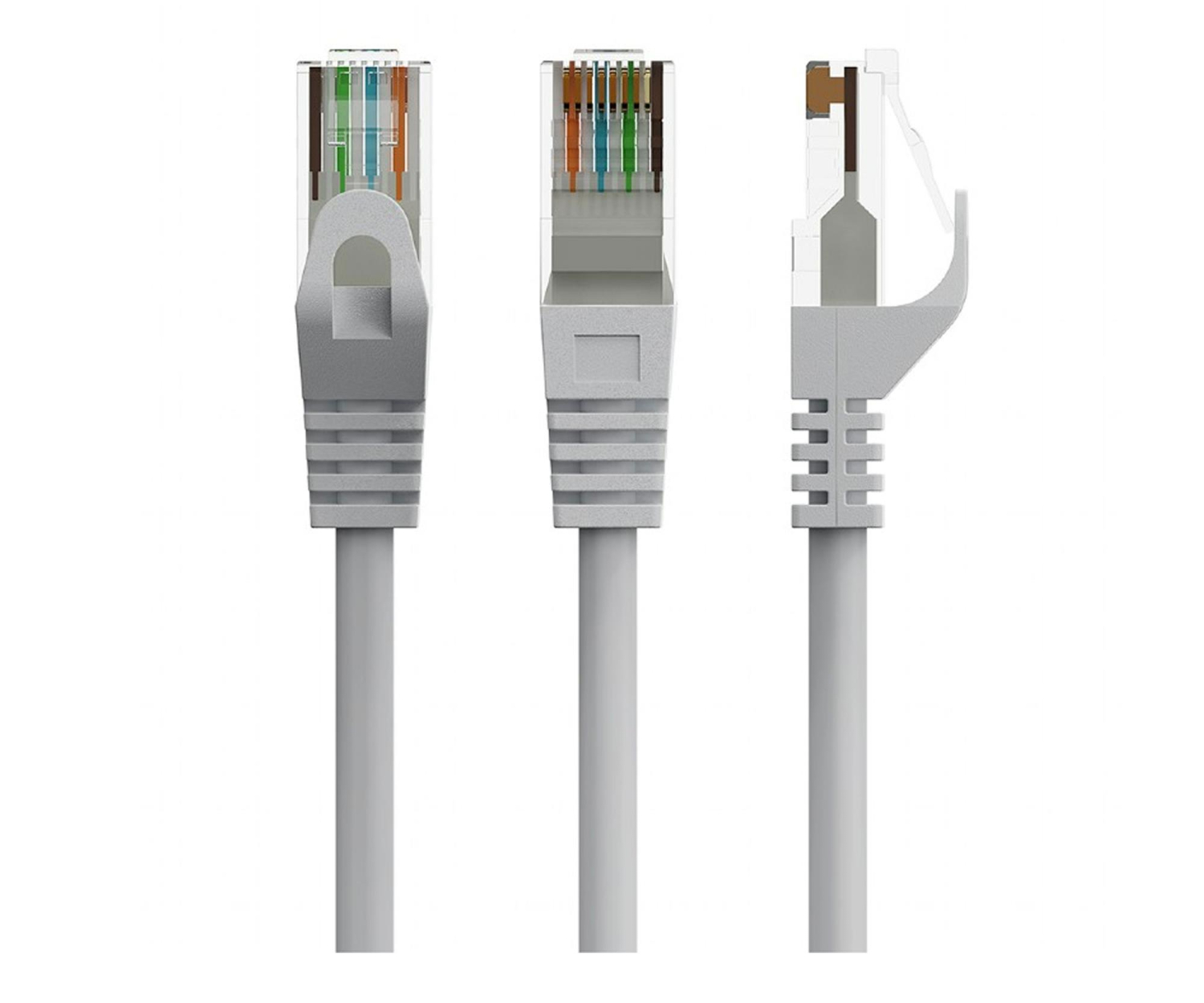 Gembird Patch cord kat.6, UTP, 0,25m, szary