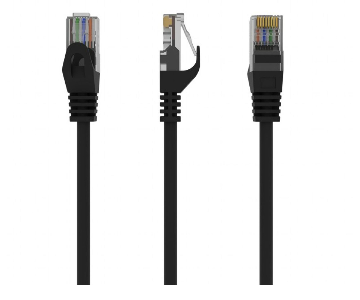 Gembird Patch cord kat.6, UTP, 1m, czarny