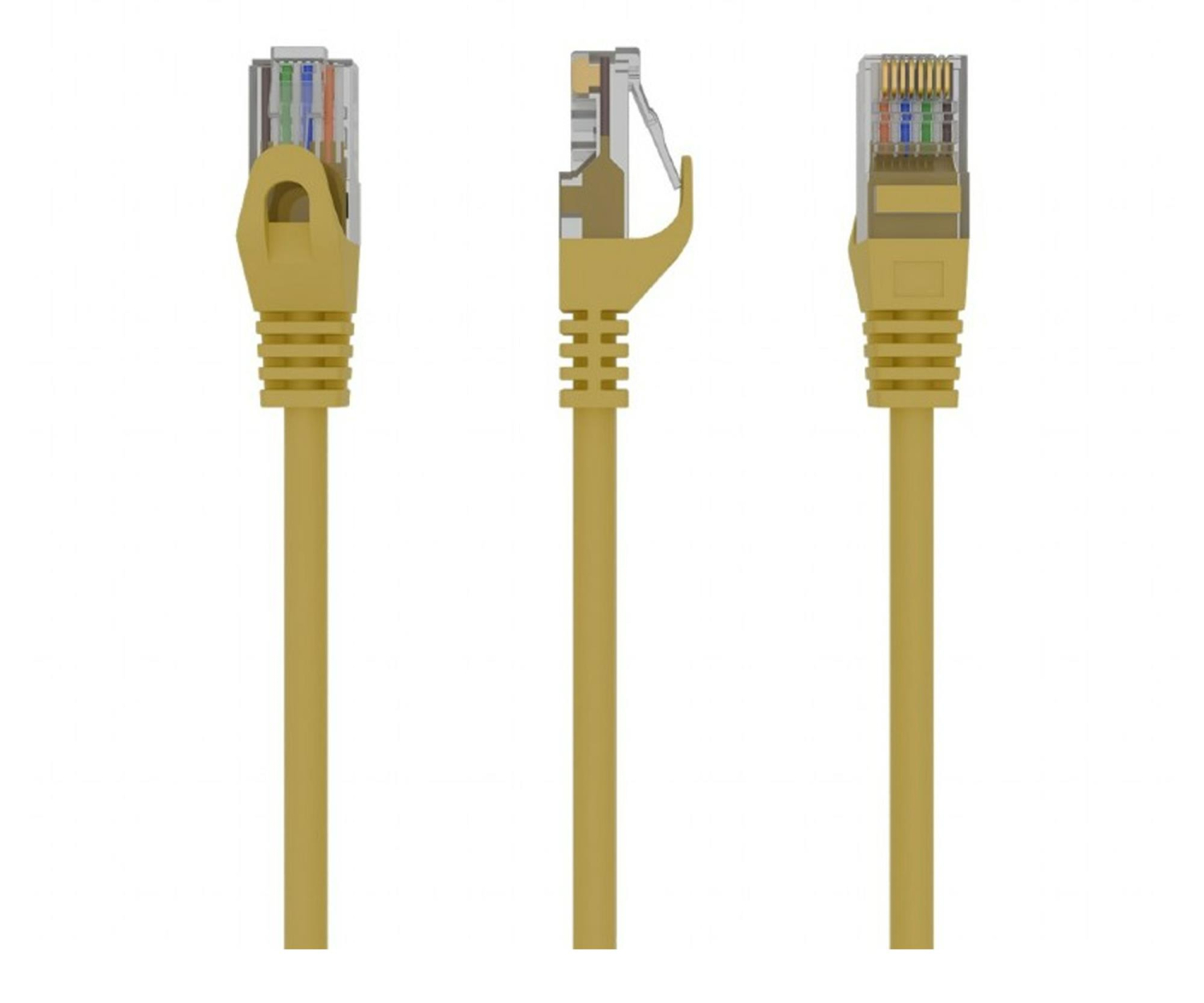 Gembird Patch cord kat.6, UTP, 5m, żółty