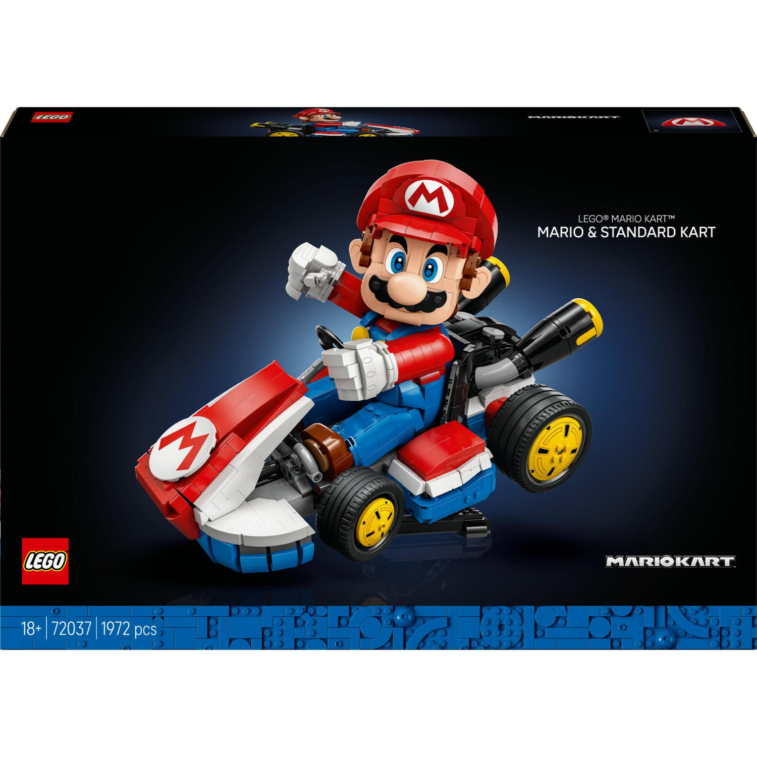 LEGO Super Mario 72037 Mario Kart: Mario i Standard Kart
