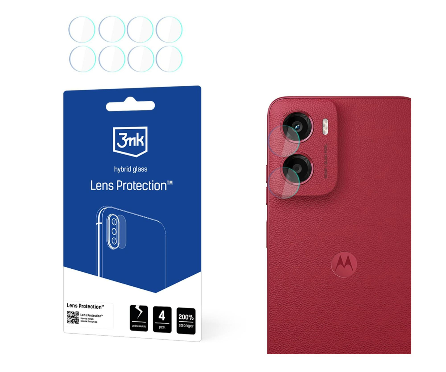 3mk Lens Protection do Motorola Moto G05
