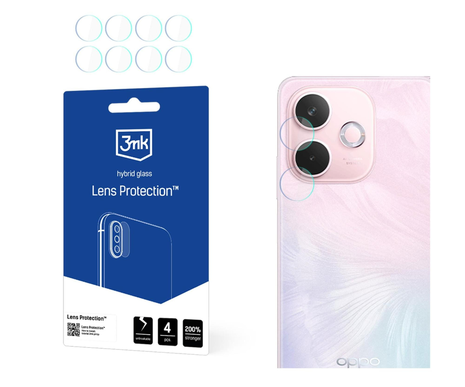 3mk Lens Protection do Oppo A5 Pro 5G