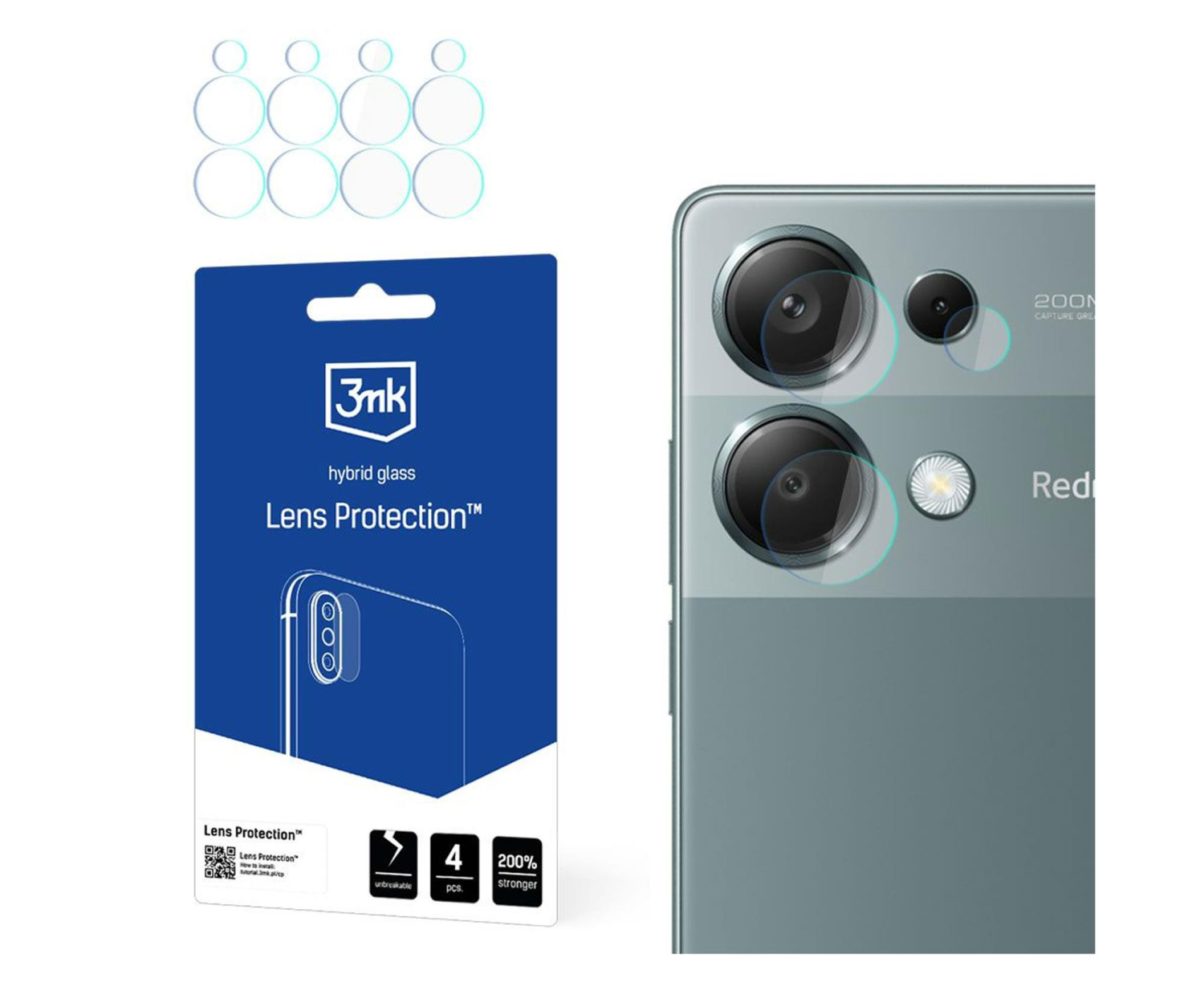 3mk Lens Protection do Redmi Note 13 Pro 4G