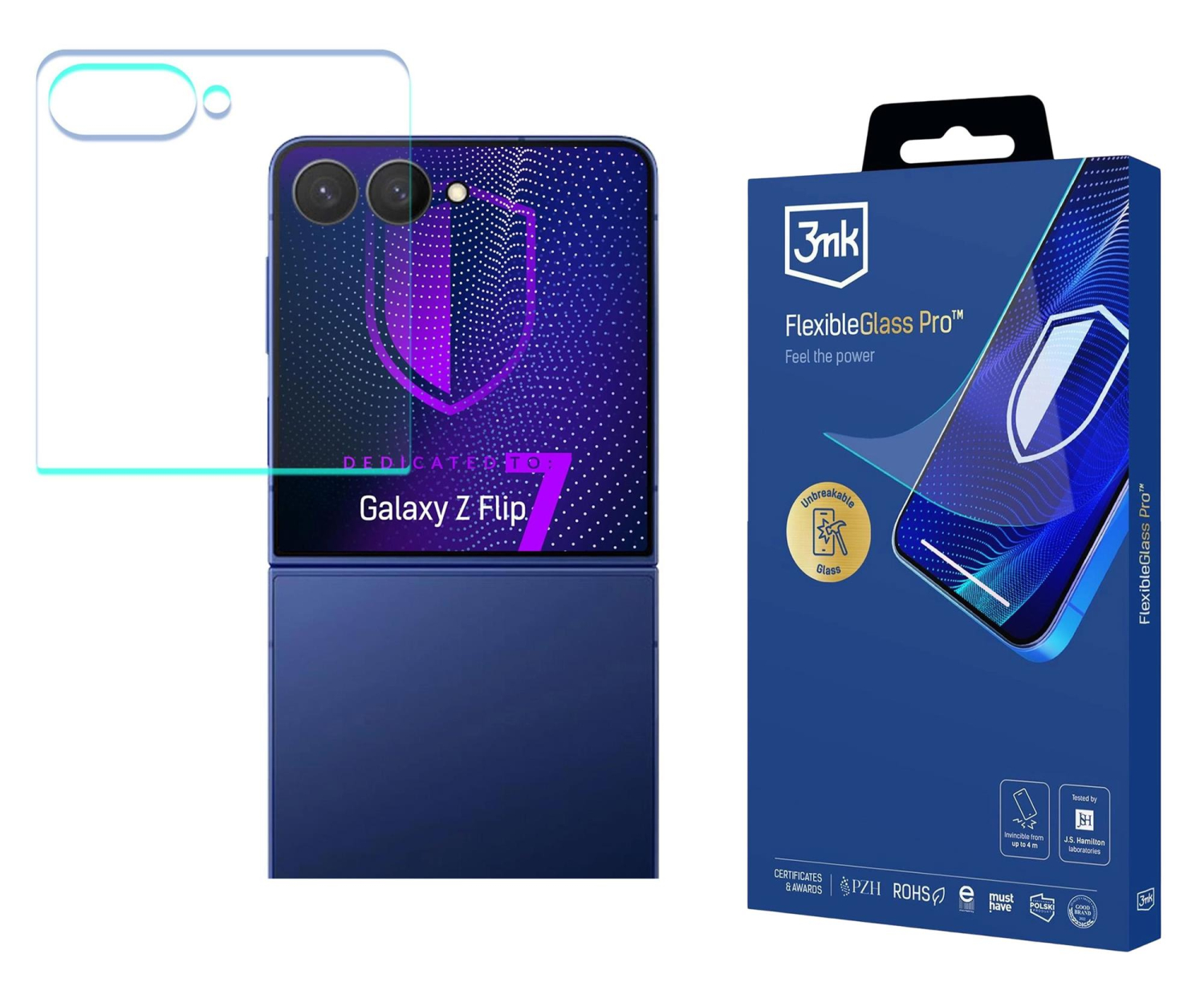 3mk FlexibleGlass Pro do Samsung Galaxy Z Flip 7