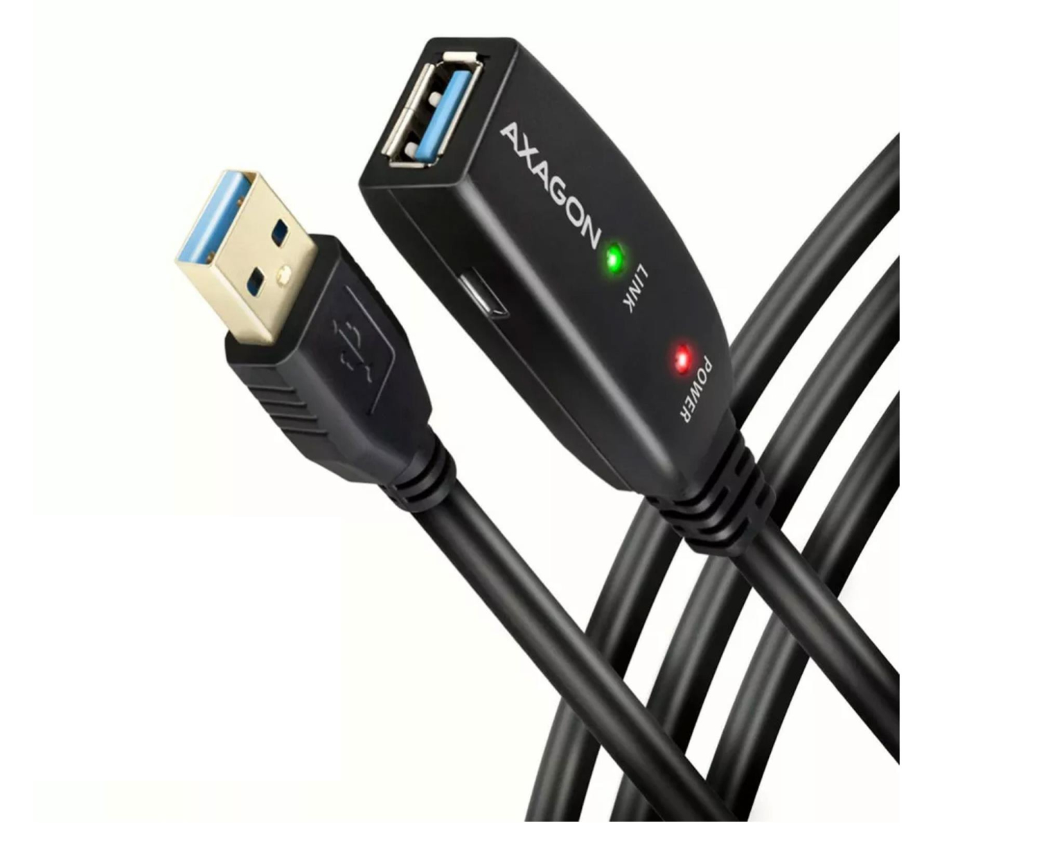 Axagon ADR-310, USB 3.2 Gen 1 A-M - A-F, repeater kabel, 10m