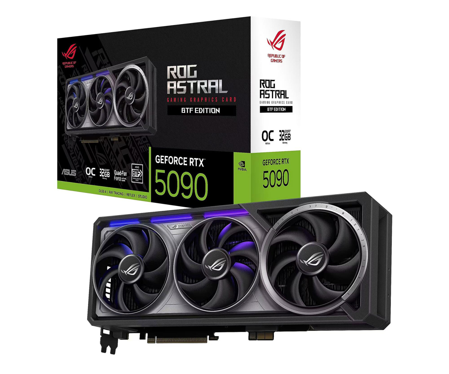 ASUS GeForce RTX 5090 ROG Astral BTF OC 32GB GDDR7 DLSS5