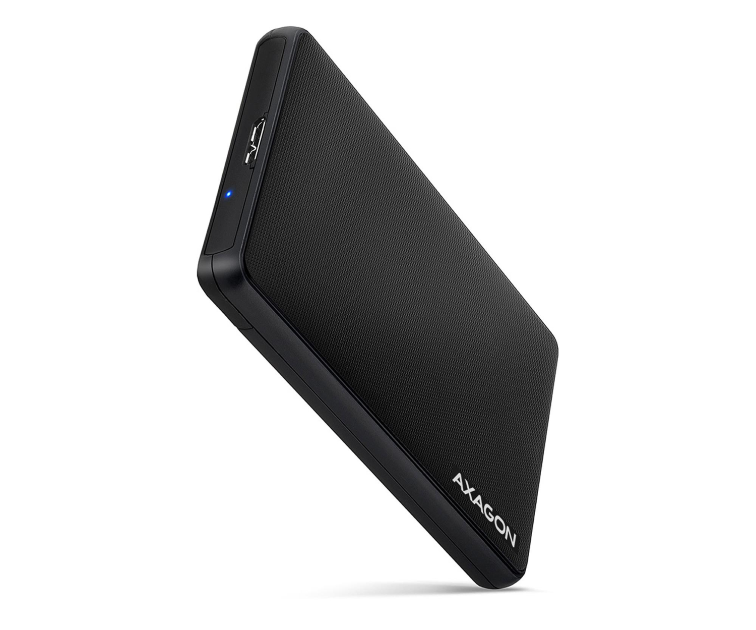 AXAGON EE25-SL Obudowa zewnętrzna plastikowa, bezśrubowa, 3.2 gen1 SATA 6G 2.5, czarna