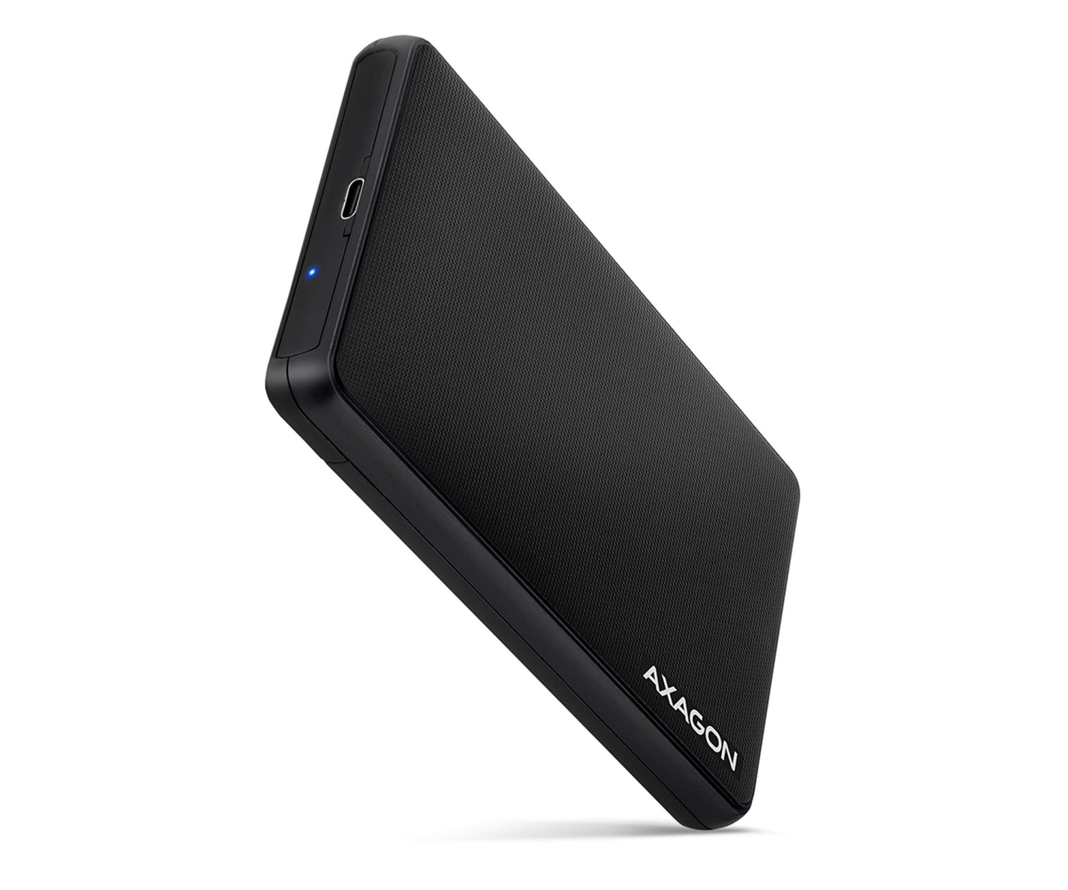 AXAGON EE25-SLC Obudowa zewnętrzna plastikowa, bezśrubowa, USB-C 3.2 GEN 1 SATA 6G 2.5", czarna