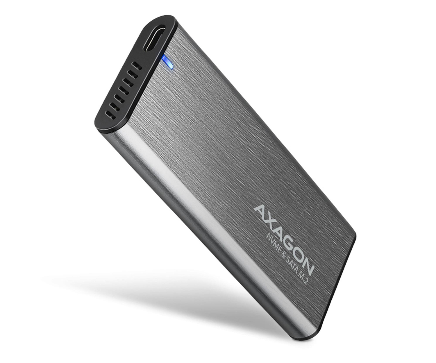 Axagon EEM2-SG2, USB-C 10Gbps - M.2 NVMe & SATA SSD RAW box