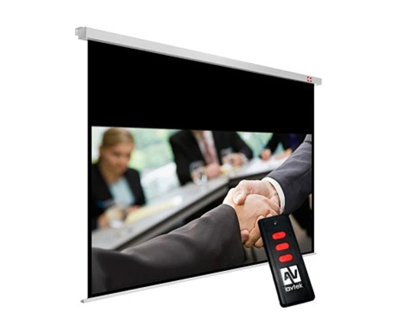 AVTek Ekran elektryczny Business Electric 200 (16:10, 195 x121.8cm, powierzchnia biała, matowa)