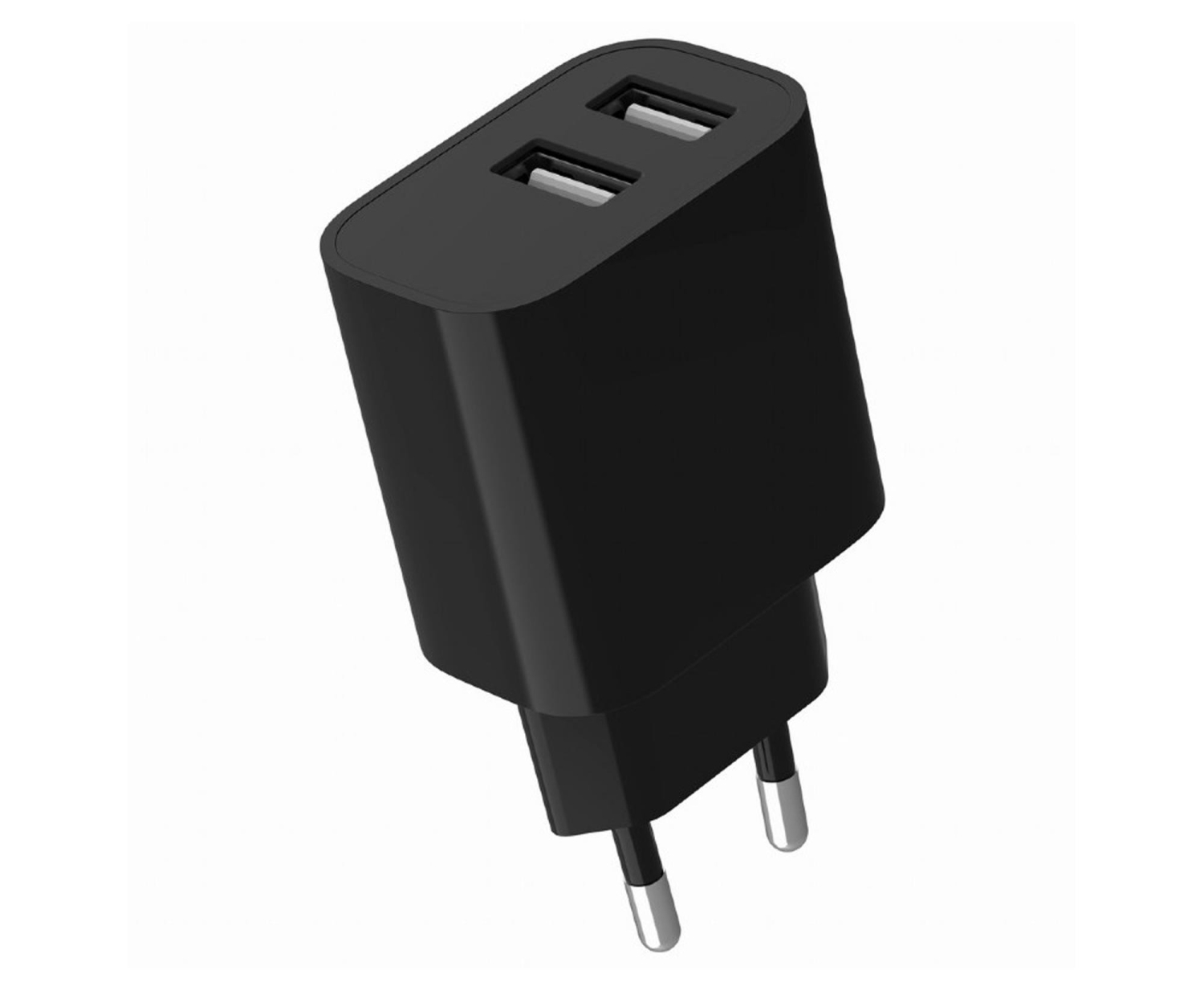 Gembird 2-portowa uniwersalna ładowarka USB, 2.4 A, kolor czarny