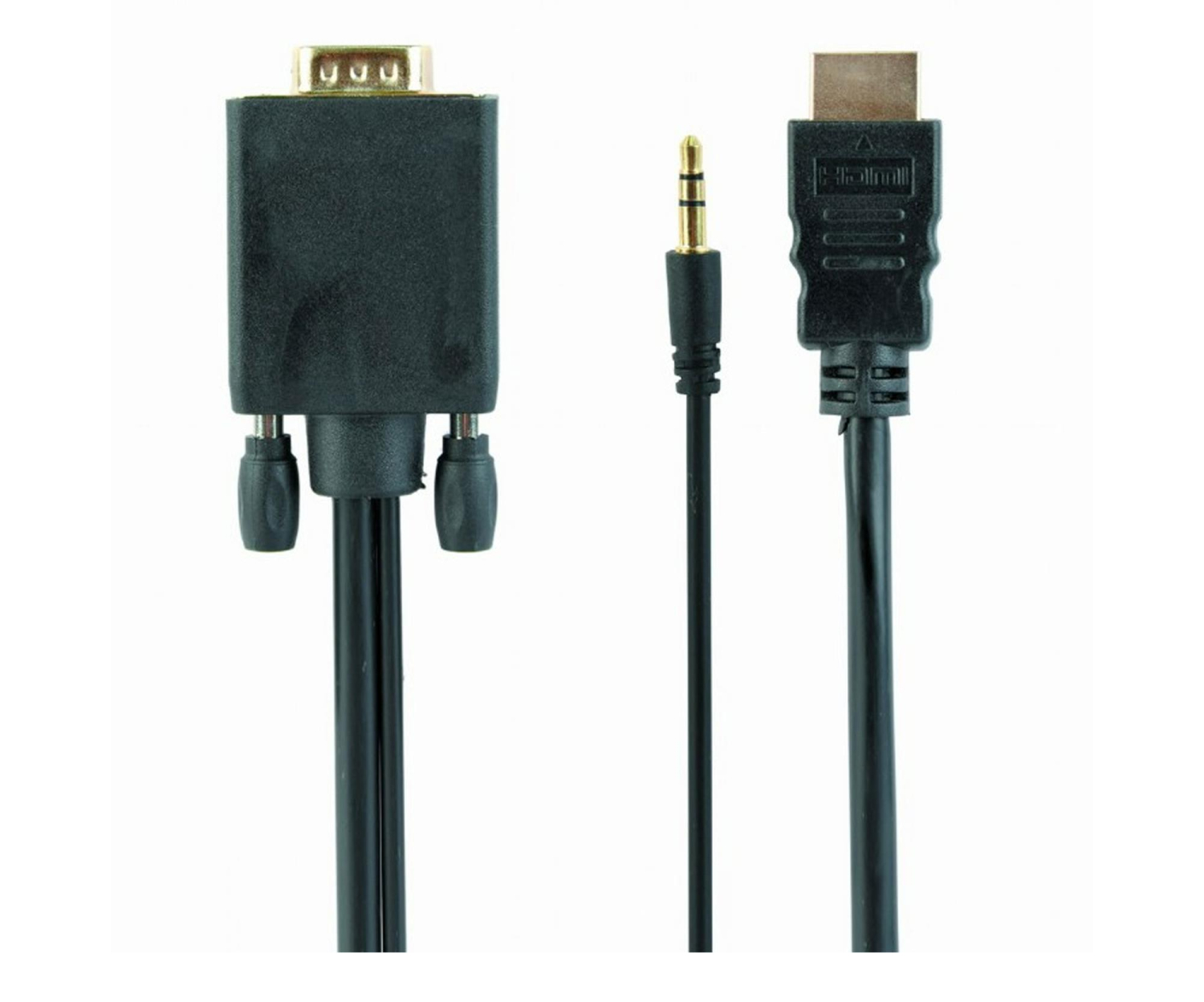 Gembird adapter hdmi-a(m)->vga(f)+audio, na kablu a-hdmi-vga-03-6