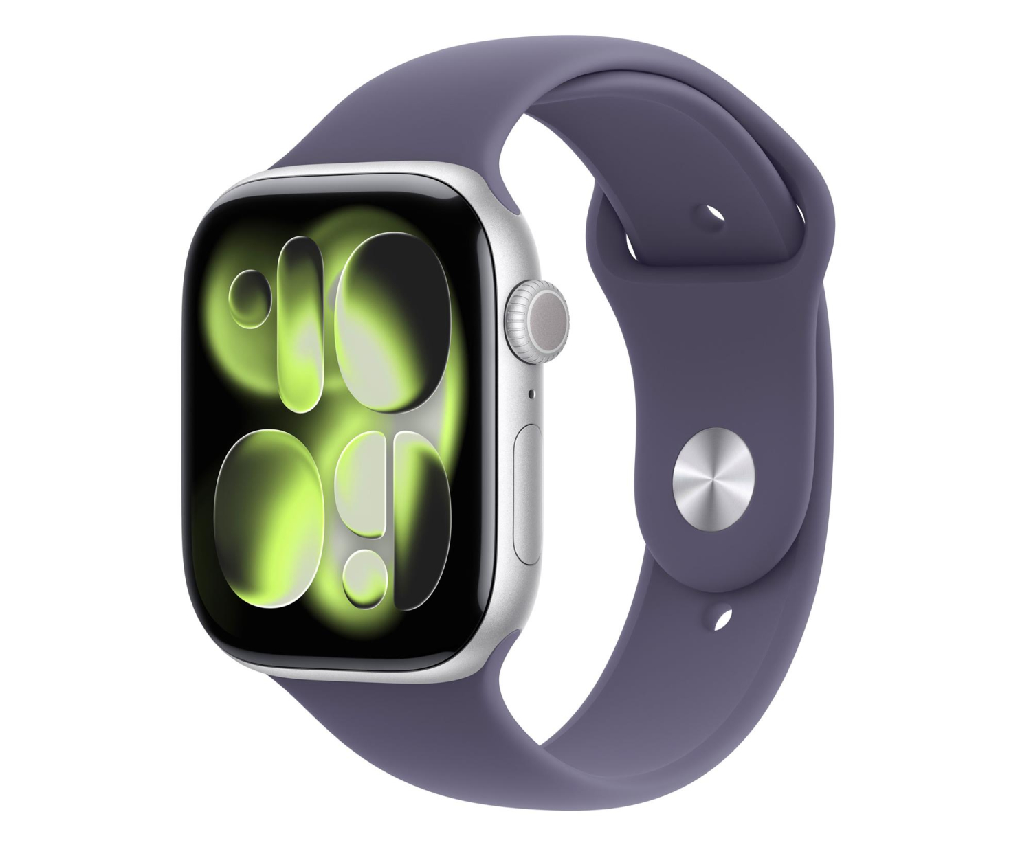 Apple Watch 11 46/Srebrne Aluminum/Fioletowy Pasek S/M GPS