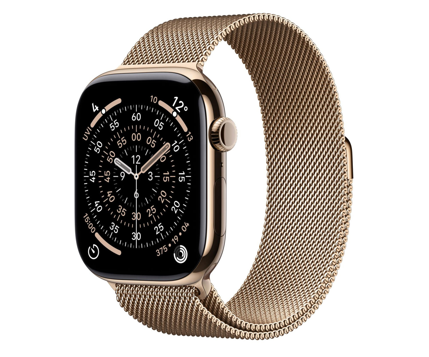Apple Watch 11 42/Złoty Tytan/Złota bransoleta 5G